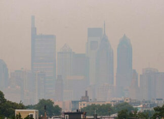 Código rojo para aire insalubre declarado en Filadelfia