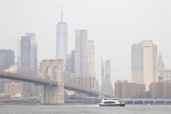 El humo de los incendios forestales de Canadá regresa a Nueva York, pero atenuado