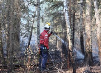 El humo de los incendios forestales mantiene la calidad del aire bajó mínimos en Canadá