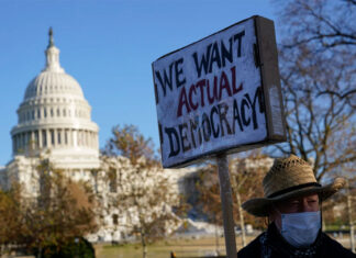 160-mile march for democracy arrives in Washington from Philadelphia democracy