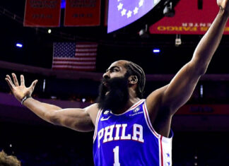 James Harden tilda de mentiroso al presidente de los 76ers