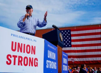Biden celebrates unions and job creation during a Philadelphia Labor Day appearance