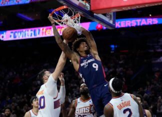 76ers’ Kelly Oubre Jr. has a broken rib after being struck by vehicle that fled the scene