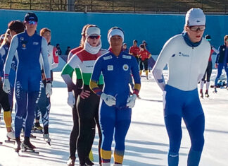 Isabella Caicedo, una colombiana que quiere romper el hielo