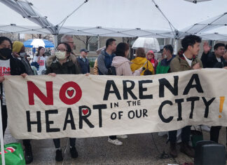 Coalición opositora a la construcción de estadio pide rendición de cuentas al concejal Squilla estadio