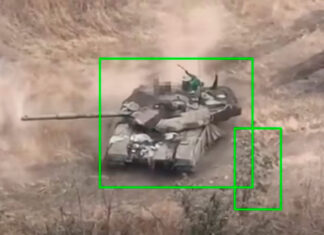 Este video no muestra la explosión de un tanque israelí sino de un T-90M ruso israelí