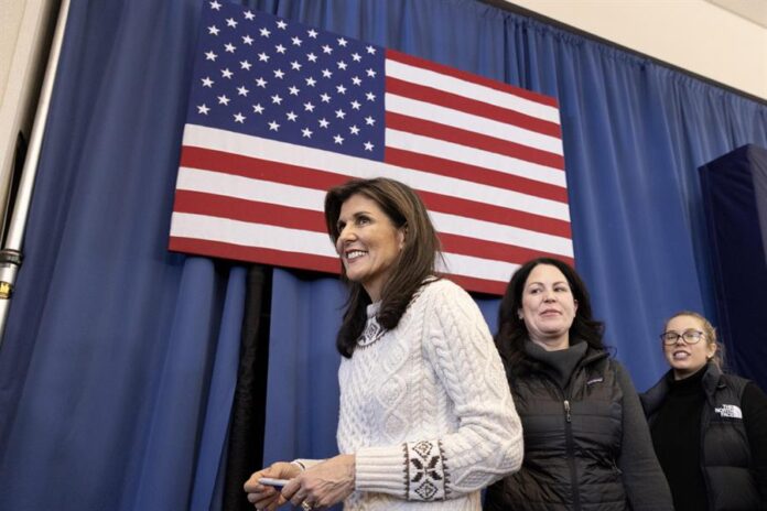Nikki Haley, tras la retirada de DeSantis Ya solo quedamos un hombre y una mujer nikki haley