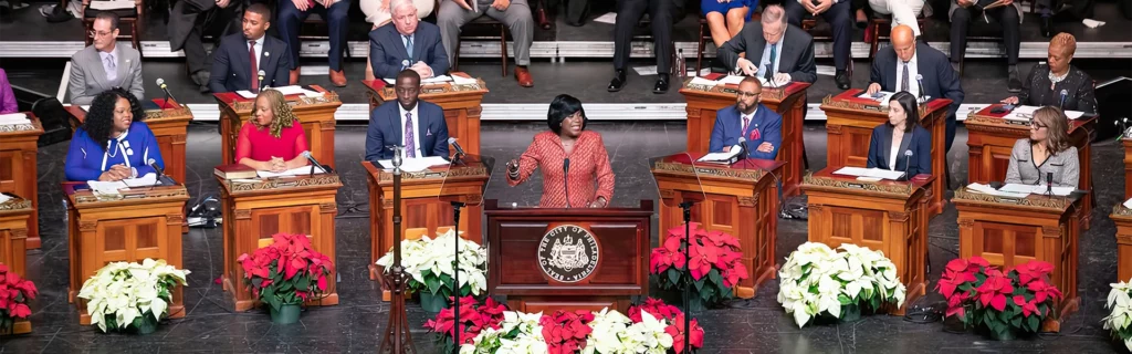 Alcaldesa Cherelle Parker.