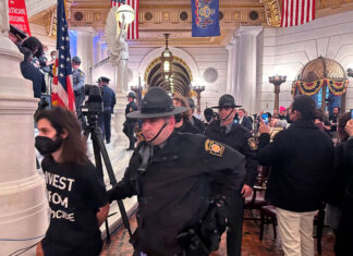 Pennsylvania Capitol protest against state investing in Israel bonds ends with arrests