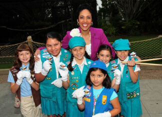 Selling cookies to make a difference cookies