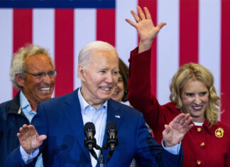 La Familia Kennedy se reunió en Filadelfia para darle su respaldo a Biden biden