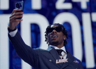 Philadelphia Eagles select cornerback Quinyon Mitchell with the No. 22 pick in the NFL draft Philadelphia Eagles