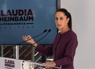 Presidenta electa de México pide a EE. UU. y Canadá apoyar planes para atender ola migratoria presidenta