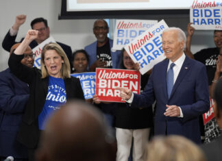 Biden busca apoyo de líderes sindicales y calmar a los demócratas preocupados