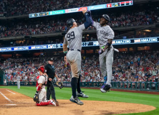 Chisholm’s second straight 2-homer game helps Yanks top Phils 7-6 in 12 innings for 4th straight win Chisholm's