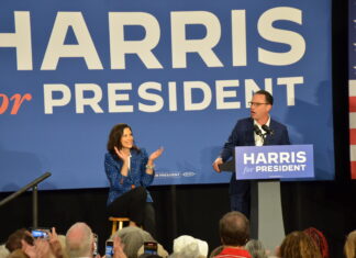 Shapiro y Whitmer unieron sus fuerzas a favor de Harris y lanzan un mensaje a Trump shapiro