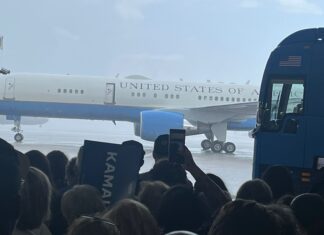 De Pensilvania a Chicago, Harris-Walz emprenden la ruta en buses rumbo a la CND 2024 Pensilvania