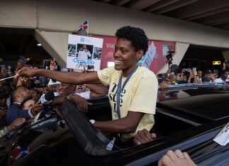 República Dominicana da un caótico recibimiento a sus medallistas olímpicos República Dominicana