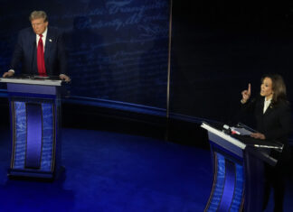 Trump y Harris detallan sus contrastantes visiones durante un intenso debate presidencial debate