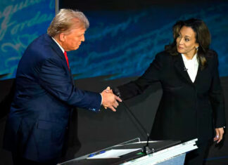 Choque de titanes: Harris y Trump se enfrentan por el Obamacare y el aborto Trump