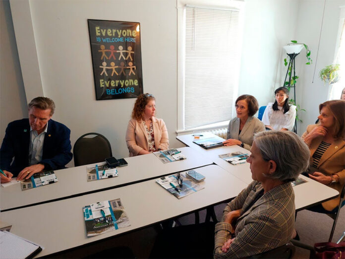 Department-of-human-services-visits-behavioral-Health-Call-Center-to-highlight suicide