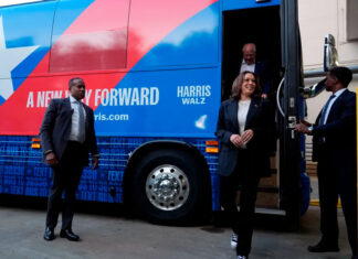 Harris campaign plans for aggressive outreach in swing states after Tuesday’s debate with Trump Harris