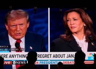 Harris y Trump se embisten en primer debate, con inmigración como protagonista Trump
