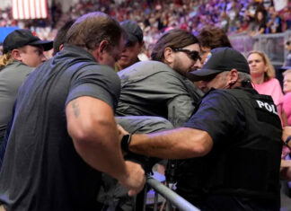 Man arrested at Trump rally in Pennsylvania wanted to hang a protest banner, police say Pennsylvania