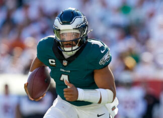 Eagles QB Hurts’ mismatched cleats and stout performance puts Bengals in knots Eagles