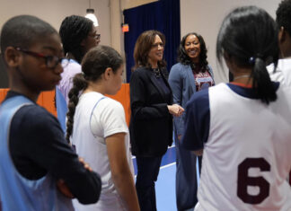 Harris rallies Philadelphia voters at church, barbershop, bookstore, restaurant and basketball court Harris
