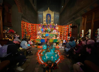 Celebración del Día de Muertos en el Fleisher Art Memorial Día de Muertos