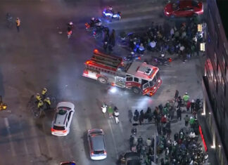 3 injured by car driven into a crowd in Philadelphia after Eagles playoff game Eagles