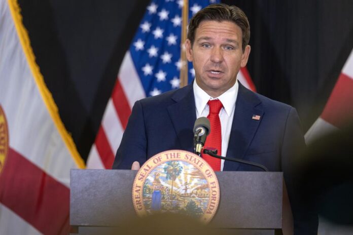 DeSantis pide poder extraordinario para transportar extranjeros fuera de EEUU, dice diario DeSantis