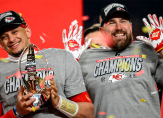 Mahomes y los Chiefs enfrentarán a Hurts, Barkley y los Eagles por tricampeonato del Super Bowl Eagles