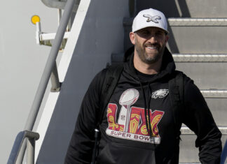 Eagles llegan a Nueva Orleans para la semana del Super Bowl Eagles