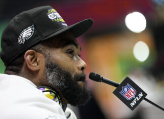 Graham, ala defensiva de los Eagles, regresa de una rotura de tríceps para el Super Bowl Eagles