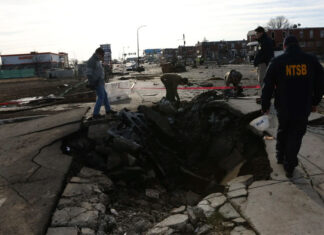 Podría reabrirse el miércoles la zona de impacto del jet estrellado en Filadelfia impacto