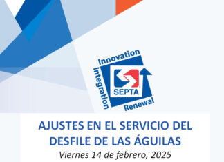 SEPTA limitará paradas y ofrecerá servicios ferroviarios exprés para el desfile del campeonato de los Eagles SEPTA