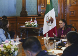México ha dado pasos en seguridad y migración pero, para la secretaria Noem, queda «mucho por hacer»