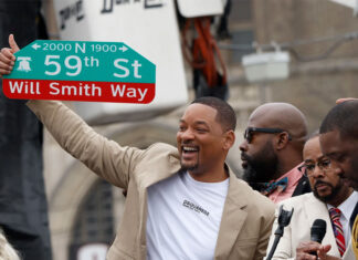 Will Smith gets a street named in the Philadelphia neighborhood where he was born and raised Will Smith