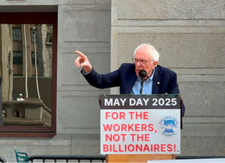 More than 5,000 people rally in Philadelphia on May Day against oligarchy and in support of Workers