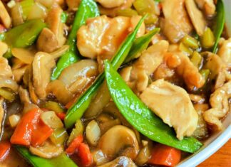 Chop suey de pollo