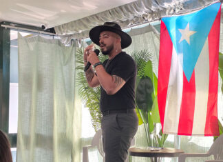 Dean Huertas visita Filadelfia con su mensaje de orgullo boricua