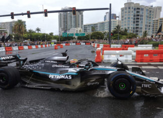 Bad Bunny, Adidas y Mercedes llevan por primera vez un vehículo de Fómula 1 a Puerto Rico Bad Bunny