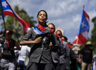 Miles de personas marchan a favor de la independencia de Puerto Rico