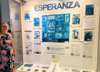 Estudiantes de Esperanza Academy exploran el concepto de hogar a través del arte