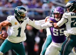 Eagles no necesitan la perfección de Jalen Hurts pero ayuda cuando la tiene