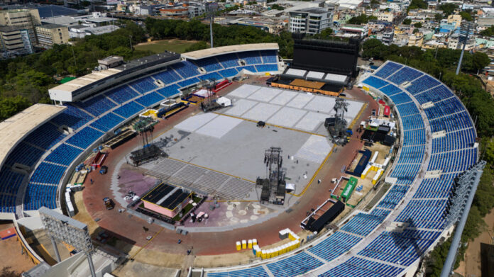 Santo Domingo se alista para el concierto de Bad Bunny