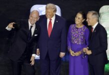 Trump y Sheinbaum coinciden por primera vez en la ceremonia del sorteo del Mundial 2026 Mundial