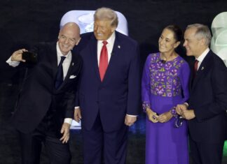Trump y Sheinbaum coinciden por primera vez en la ceremonia del sorteo del Mundial 2026 Mundial
